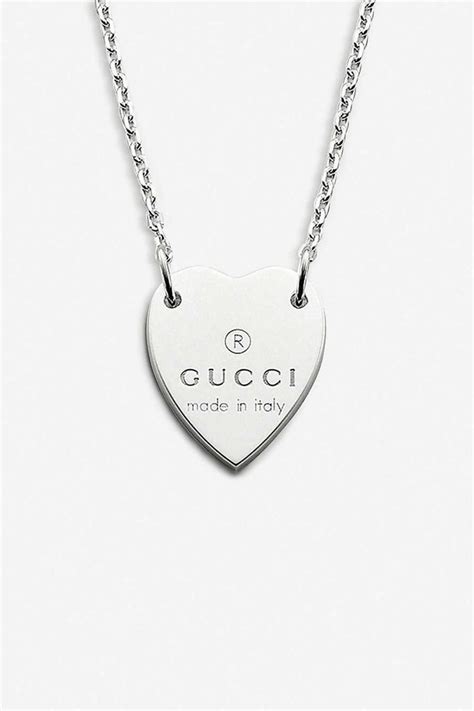 gucci heart necklace nordstrom|trademark necklace with heart pendant.